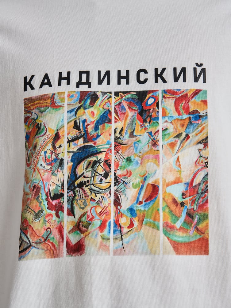 Футболка с принтом картин Третьяковской галереи