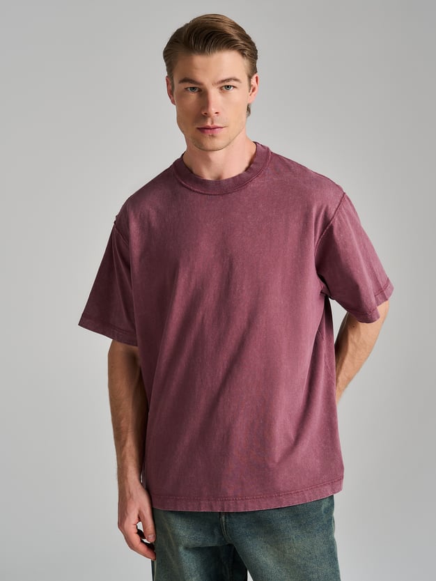 Футболка с вареным эффектом