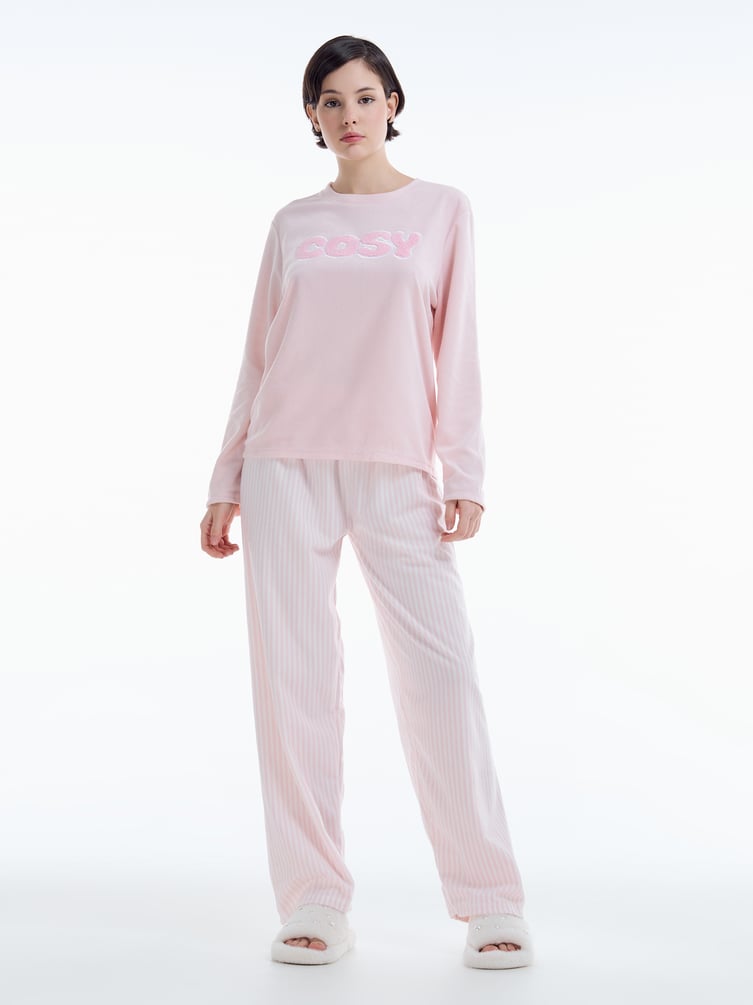 Плюшевая пижама Cosy и брюками