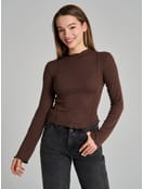 Водолазка лапша с высоким горлом