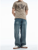 Широкие джинсы багги