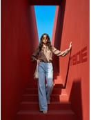 Джинсы широкие