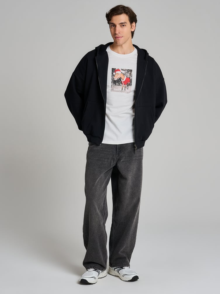 Футболка с новогодним принтом