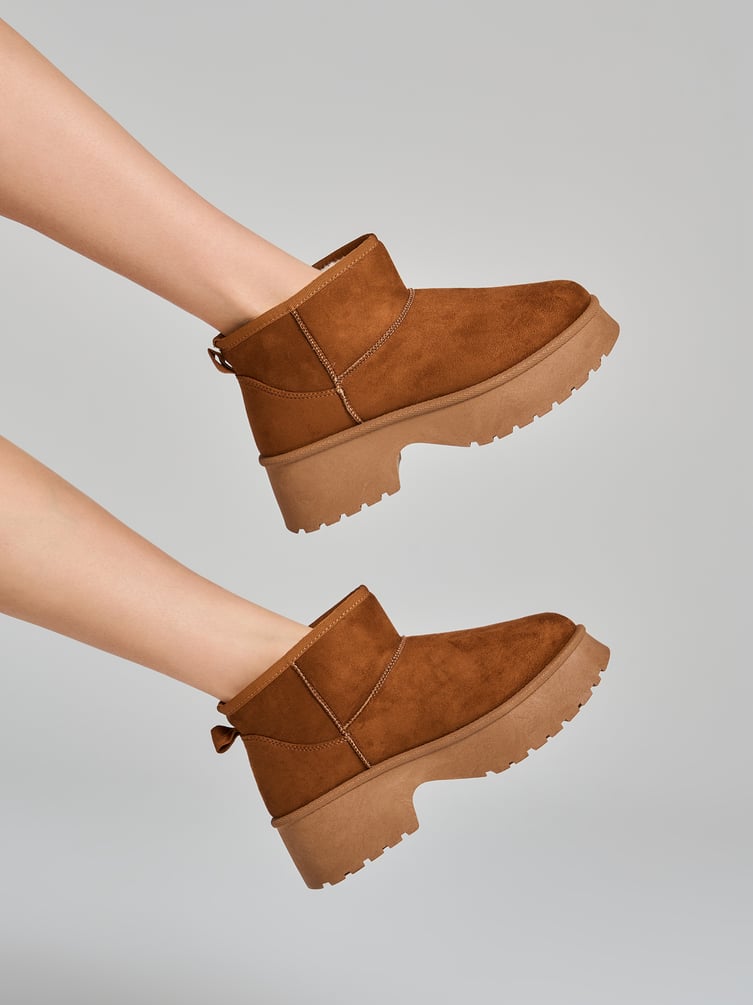 Угги зимние на платформе