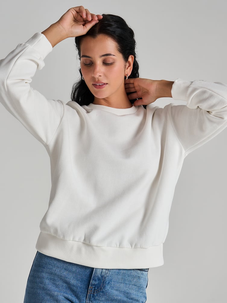 Утепленный свитшот с начесом