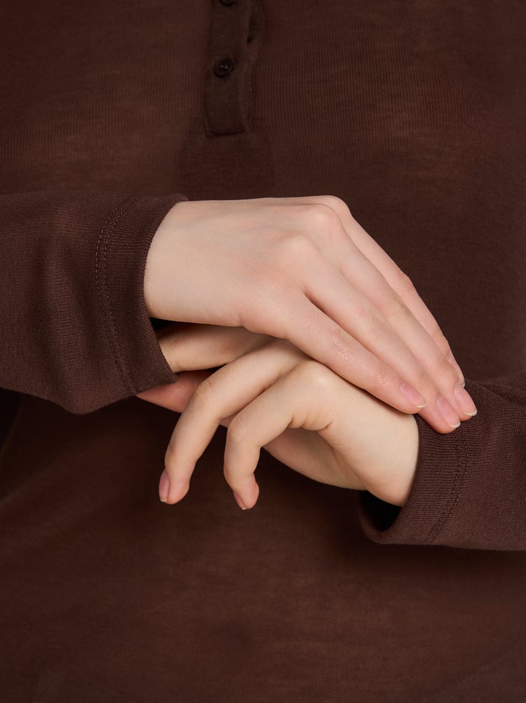 Рубашка поло с длинным рукавом