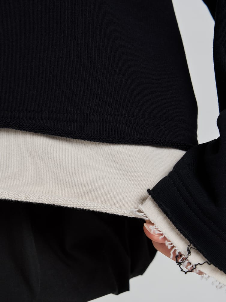 Свитшот оверсайз с принтом Макс Борисов