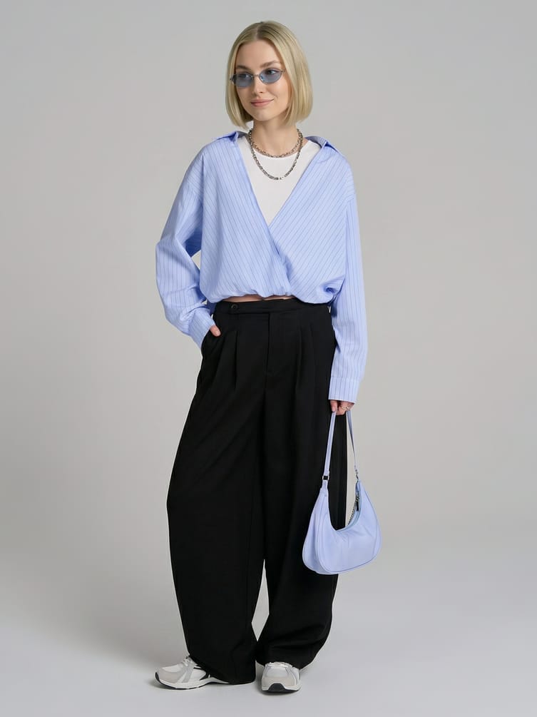 Брюки бананы классические