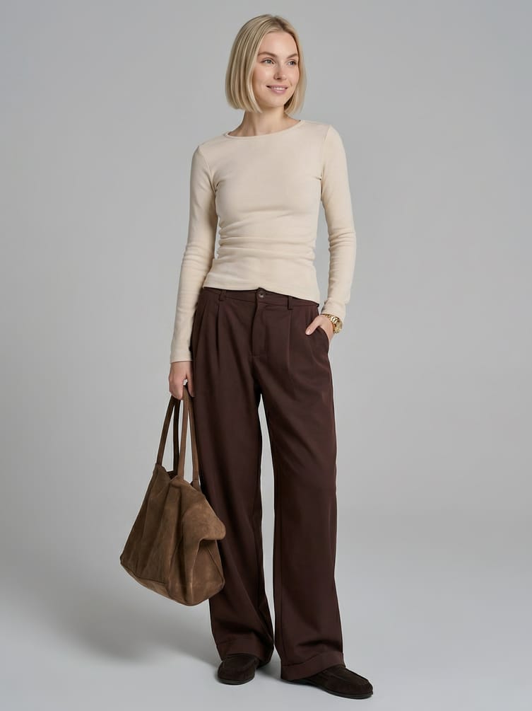 Лонгслив приталенный с драпировкой