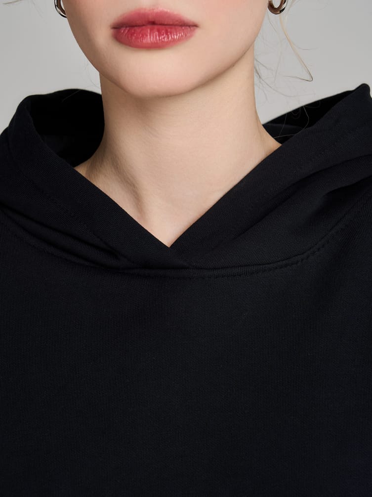 Утепленное худи с начёсом