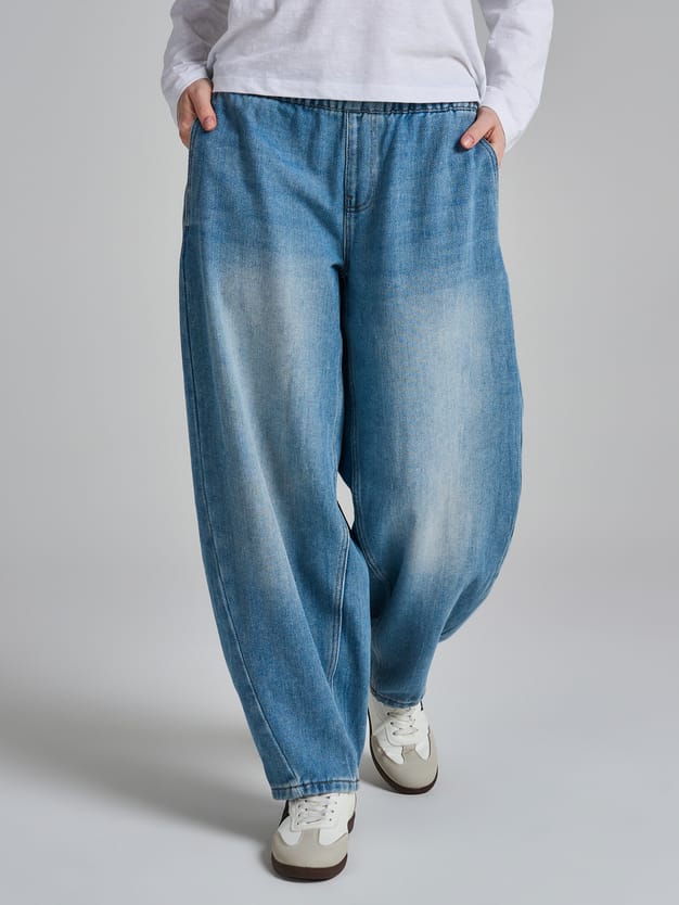 Джинсы Balloon на резинке