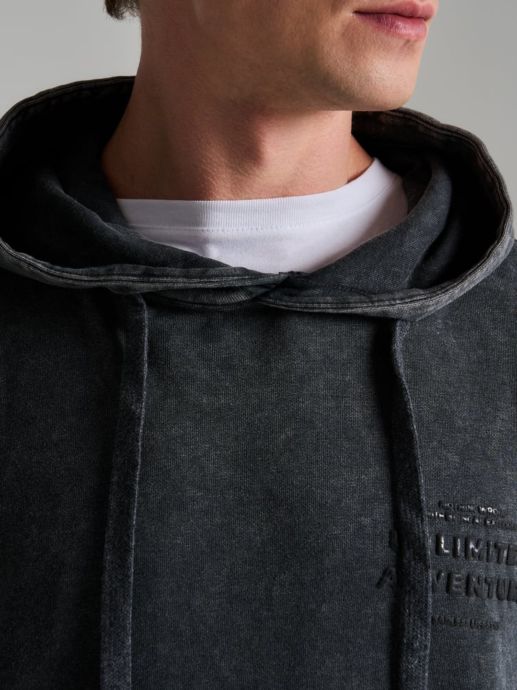 Худи варенка с надписью и начесом