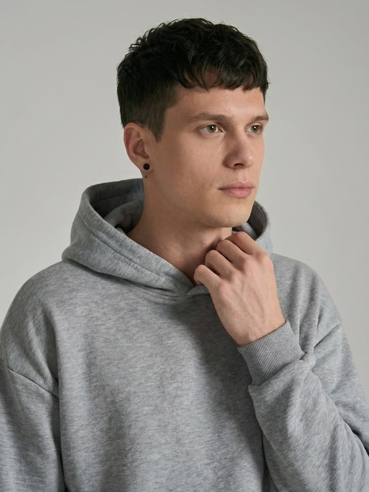 Худи свободного кроя без начеса