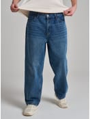 Джинсы багги широкие