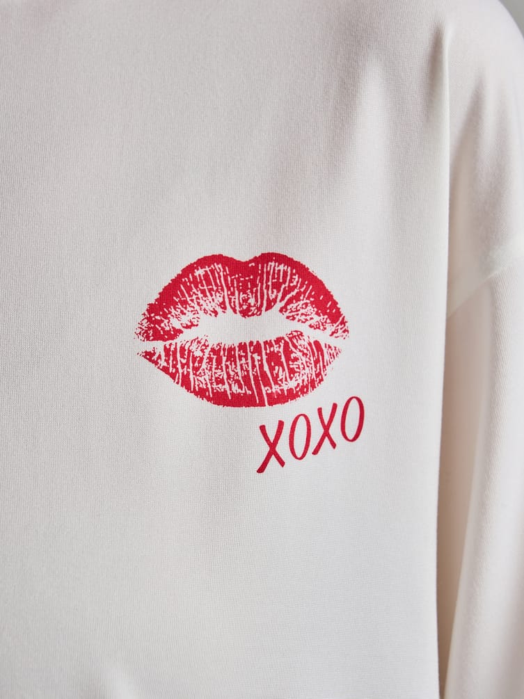 Пижама с принтом и шортами