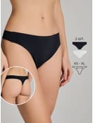 Трусы-стринги - 2 шт. бесшовные