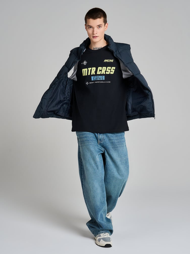 Лонгслив спортивный с надписью