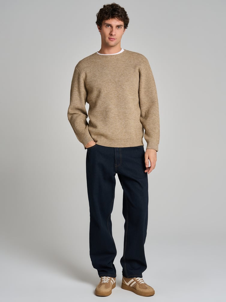 Джемпер вязаный теплый