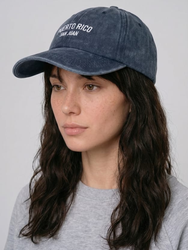Бейсболка джинсовая с надписью