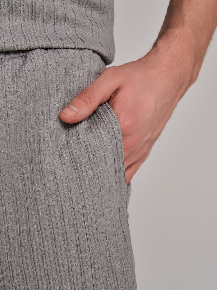 Шорты повседневные из жатого материала