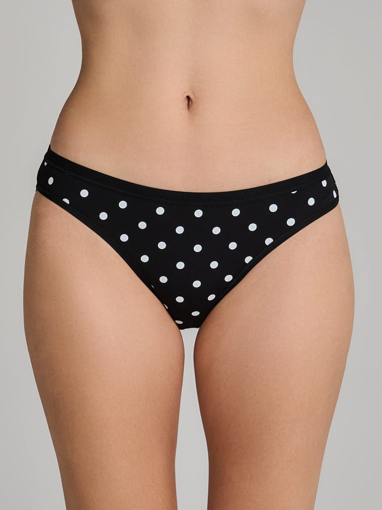 Трусы-слипы - 3 шт. в горошек