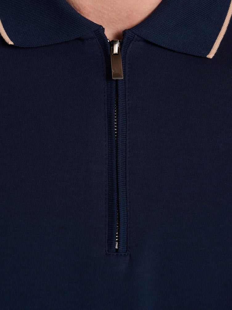 Поло хлопковое с коротким рукавом