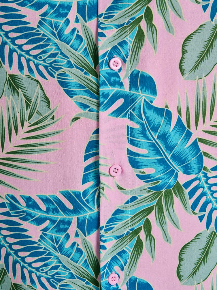 Рубашка пляжная с принтом