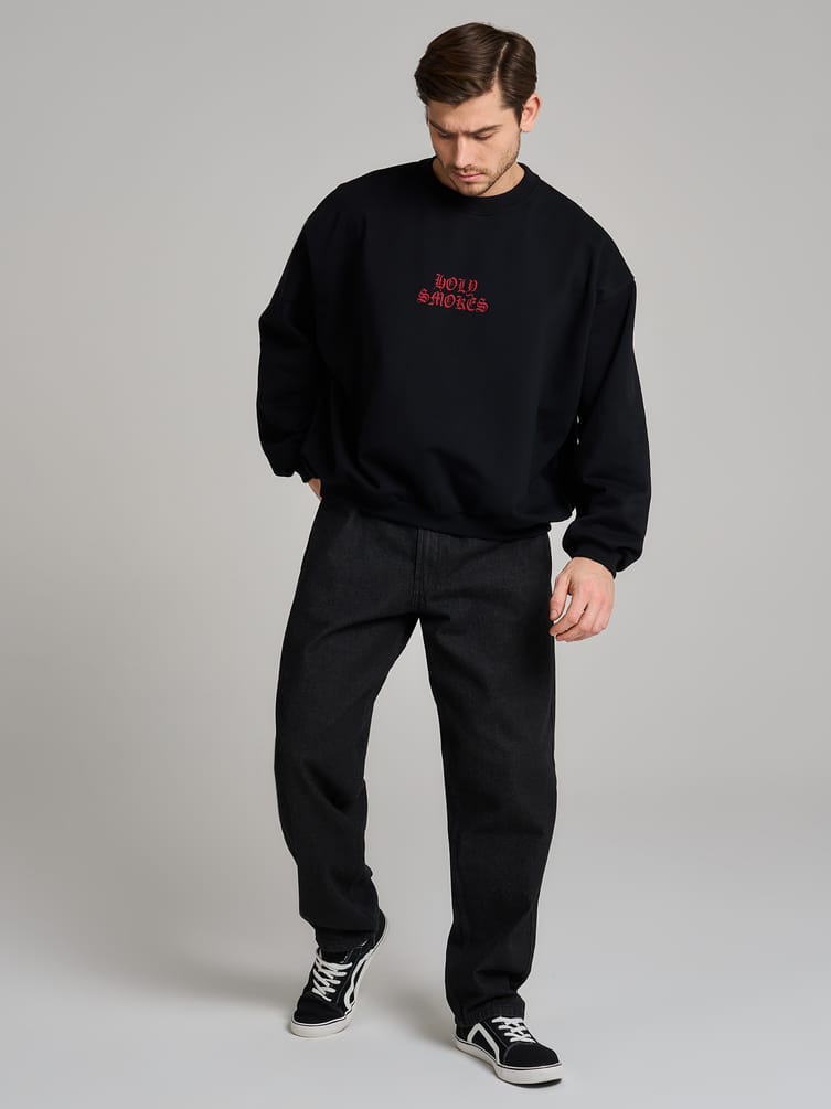 Свитшот оверсайз с надписью