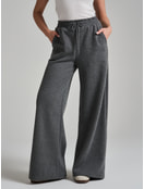 Брюки трикотажные широкие