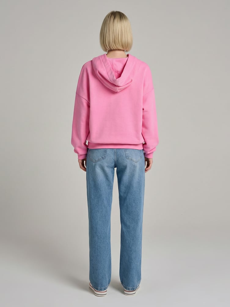 Джинсы прямые со смещенными боковыми швами