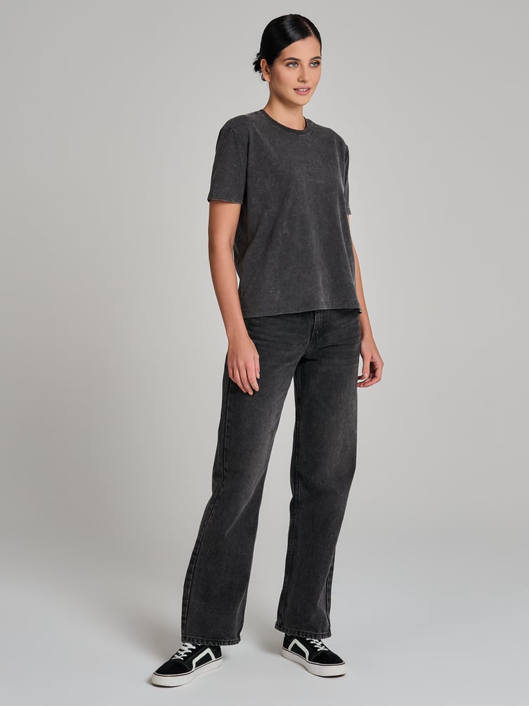 Футболка оверсайз с вареным эффектом