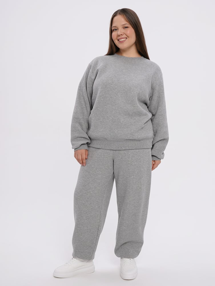 Теплые брюки Plus size