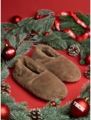 Закрытые тапочки для дома