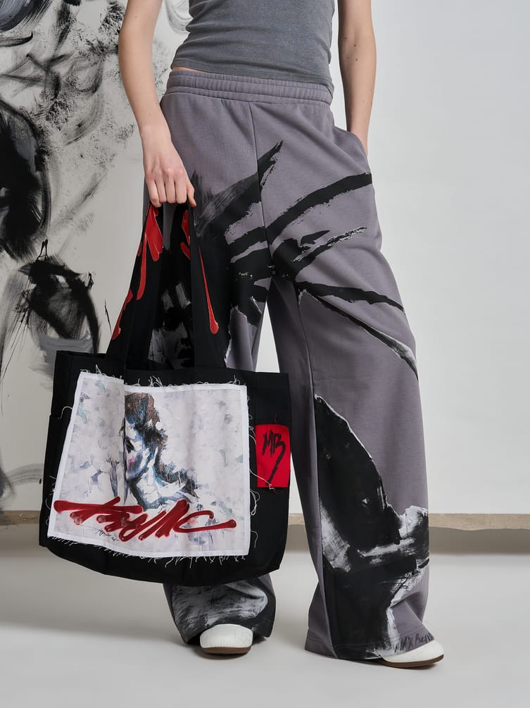 Сумка с принтом Макс Борисов