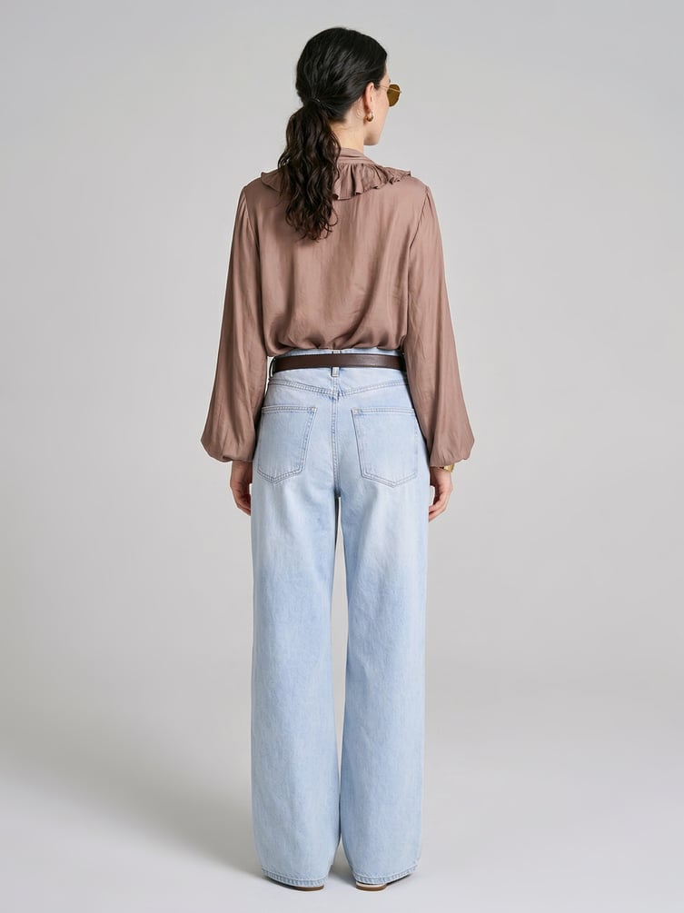 Джинсы широкие