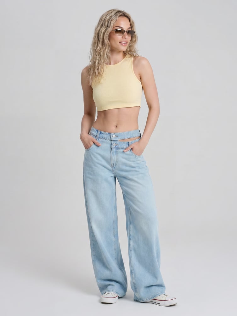 Кроп топ укороченный