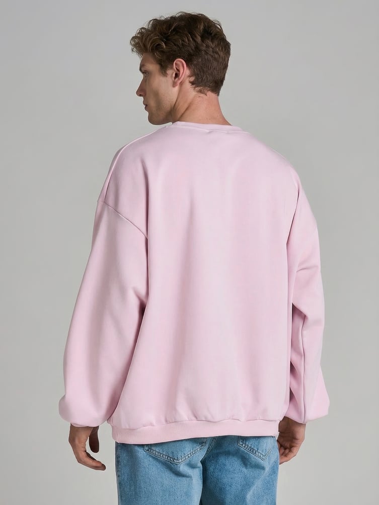 Свитшот оверсайз с надписью