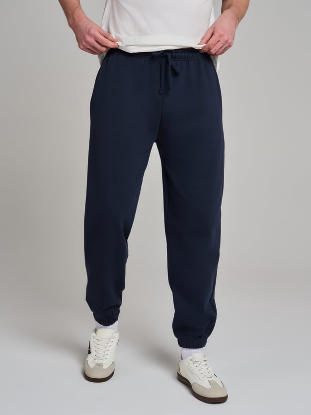 Брюки джоггеры оверсайз утеплённые с начесом