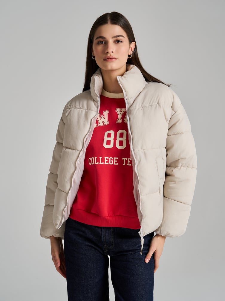 Куртка зефирка без капюшона