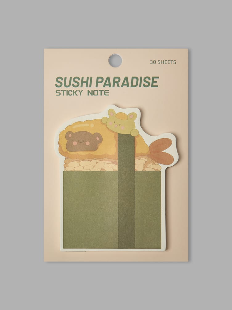 Стикеры для заметок суши - 30 л.