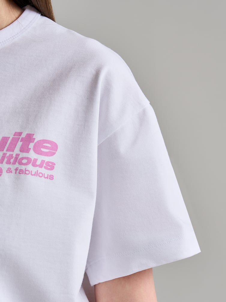 Футболка из хлопка с принтом