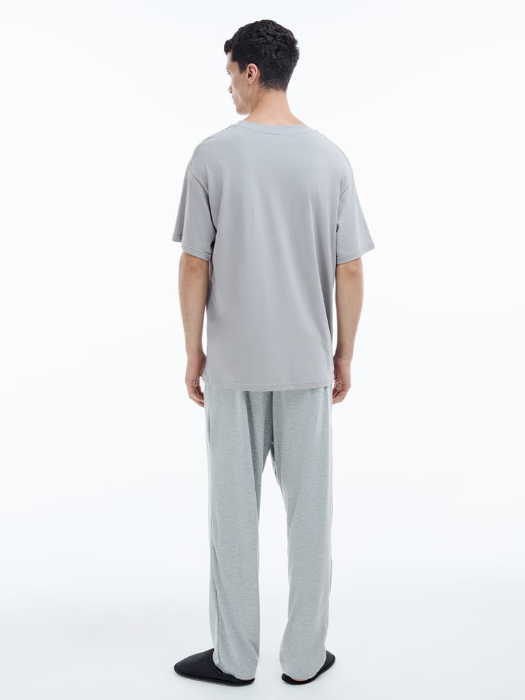 Пижама с коротким рукавом и брюками