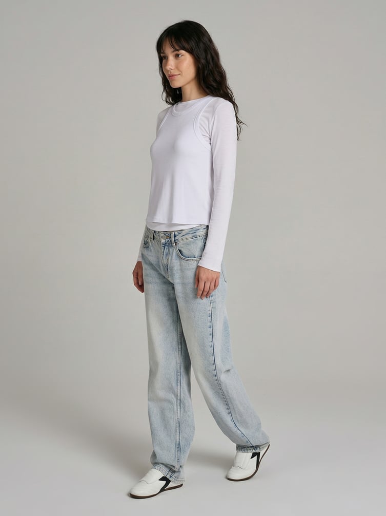 Джинсы прямые классические