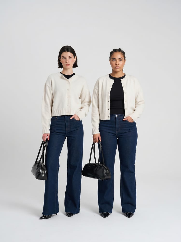 Джинсы wide leg широкие