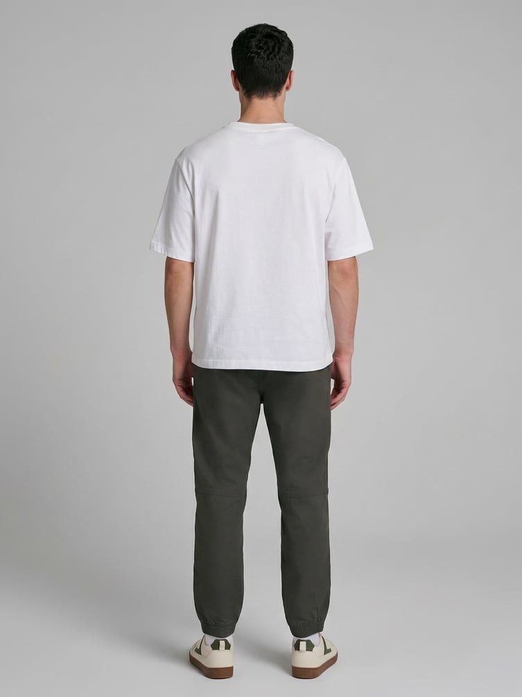 Брюки джоггеры с резинкой по низу