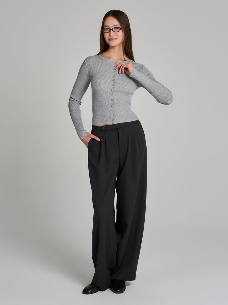 Кардиган приталенный из вискозы