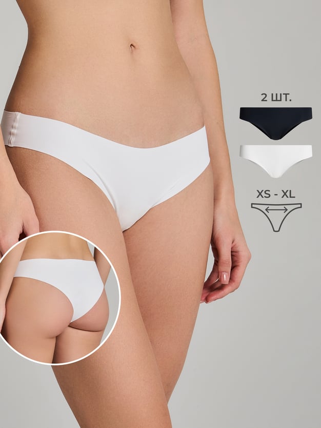 Трусы-слипы - 2 шт. бесшовные