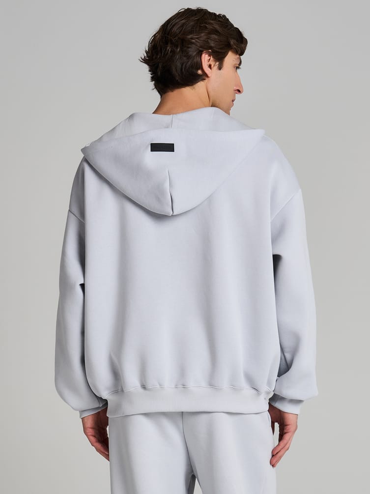 Теплая half zip толстовка с начесом