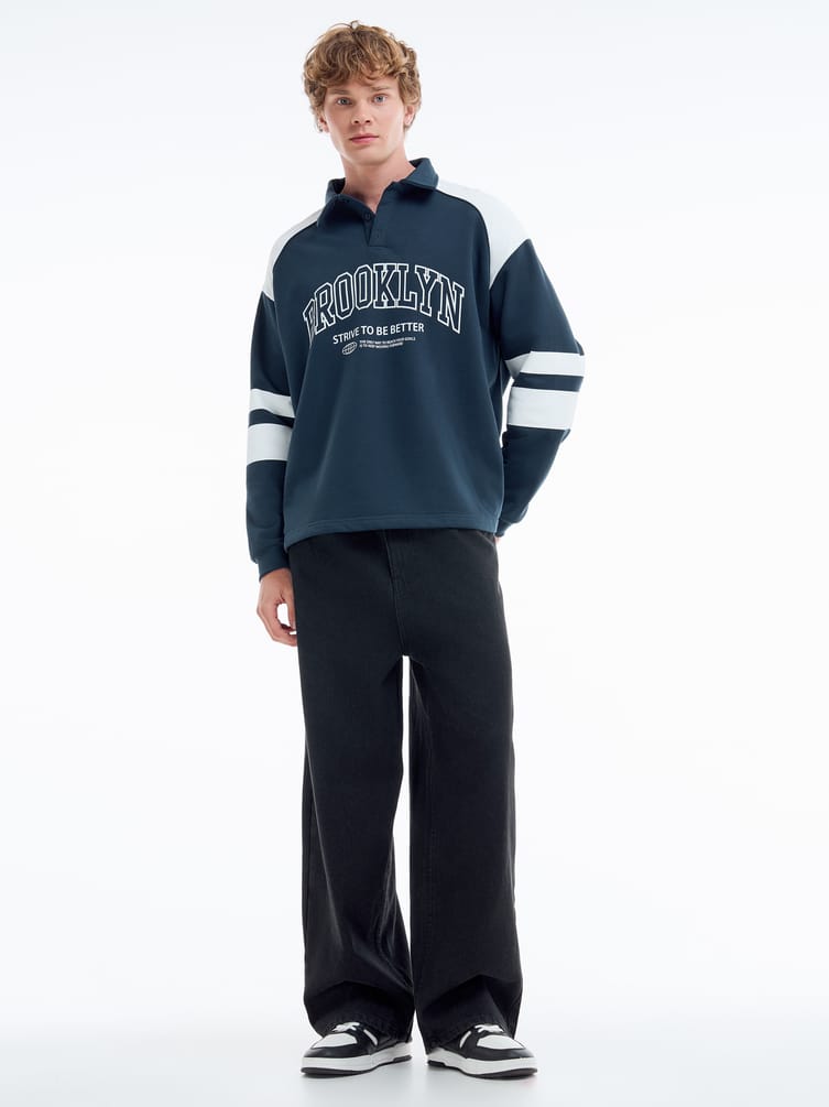 Толстовка с надписью Brooklyn