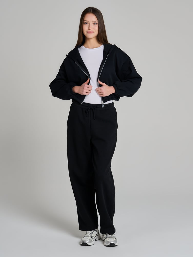 Брюки спортивные широкие